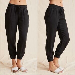 Bella Dahl Vintage Black 100% Tencel Lyocell Easy Drawstring Jogger